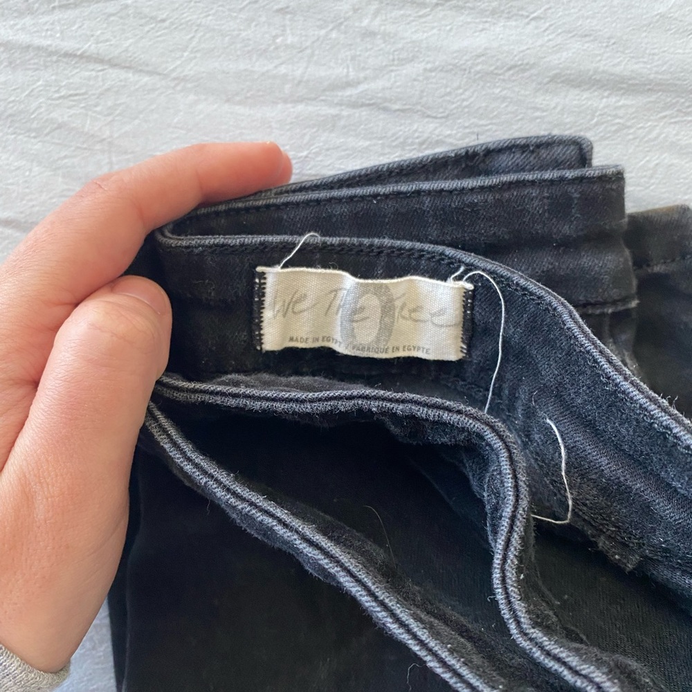 Free People Black Denim Mini Skirt - Picture 5 of 5